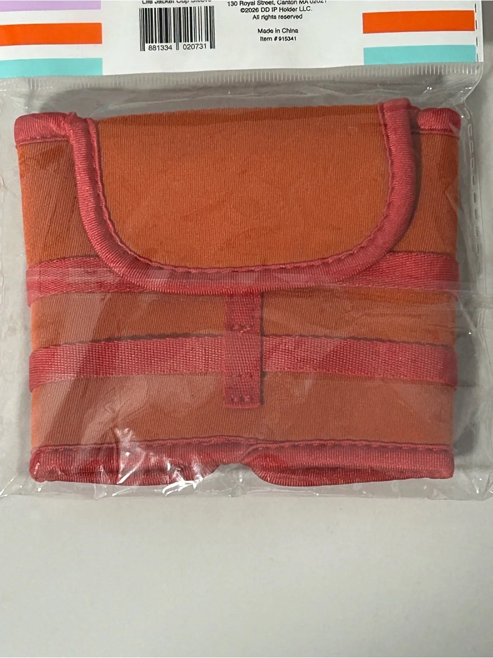 NEW!! Authentic Limited Edition Dunkin Life Jacket Cup Sleeve- (NWT)